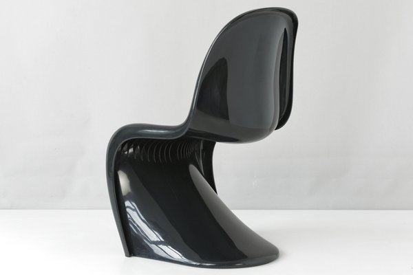 Black S Chair by Verner Panton for Herman Miller/Fehlbaum, Germany, 1973-LOB-969927