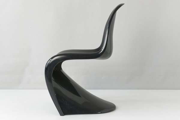 Black S Chair by Verner Panton for Herman Miller/Fehlbaum, Germany, 1973-LOB-969927