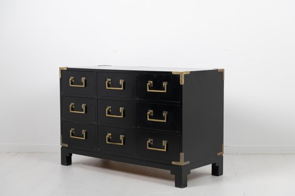 Black Scandinavian Chest of Drawers by Ove Feuk-MJF-964407