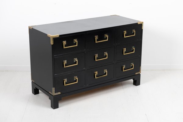 Black Scandinavian Chest of Drawers by Ove Feuk-MJF-964407