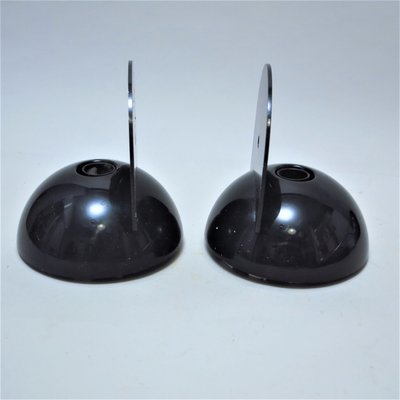 Black Sconces by Claudio Dini for Artemide, 1970s, Set of 2-MA-868317