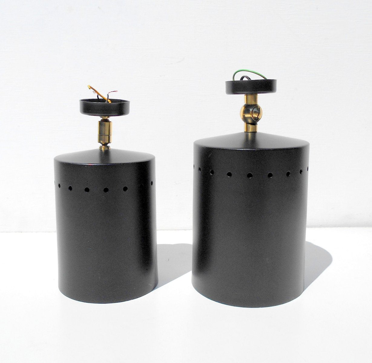 Black Sconces from Arredoluce, 1950s, Set of 2