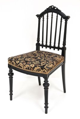 Black Side Chairs, 1870, Set of 2-TQA-2034395