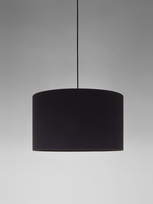 Black Sísísí Cilíndricas GT2 Pendant Lamp by Santa & Cole