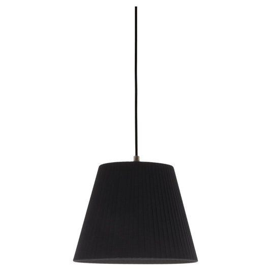 Black Sísísí Cónicas Mt1 Pendant Lamp by Santa & Cole