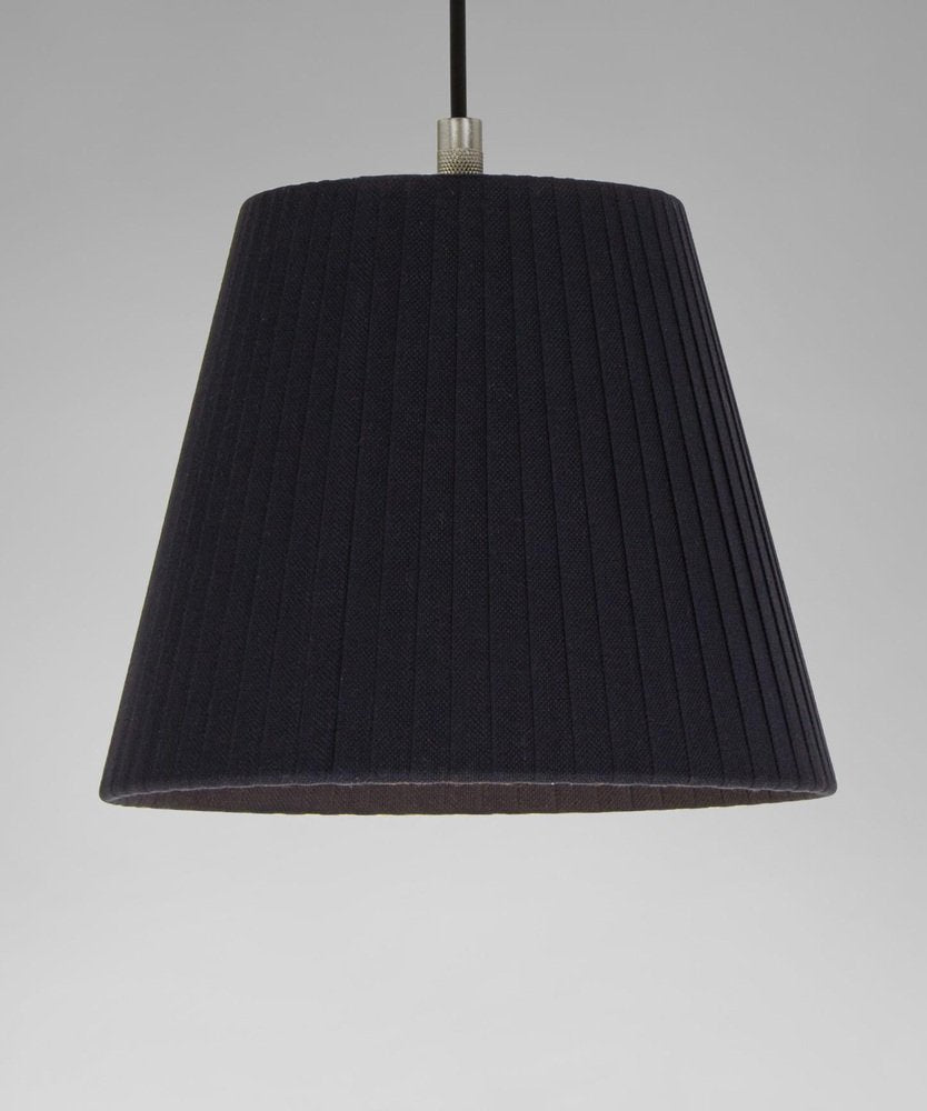 Black Sísísí Cónicas PT1 Pendant Lamp by Santa & Cole