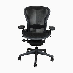 Black Size B Aeron Office Chair from Herman Miller-MTD-1400328