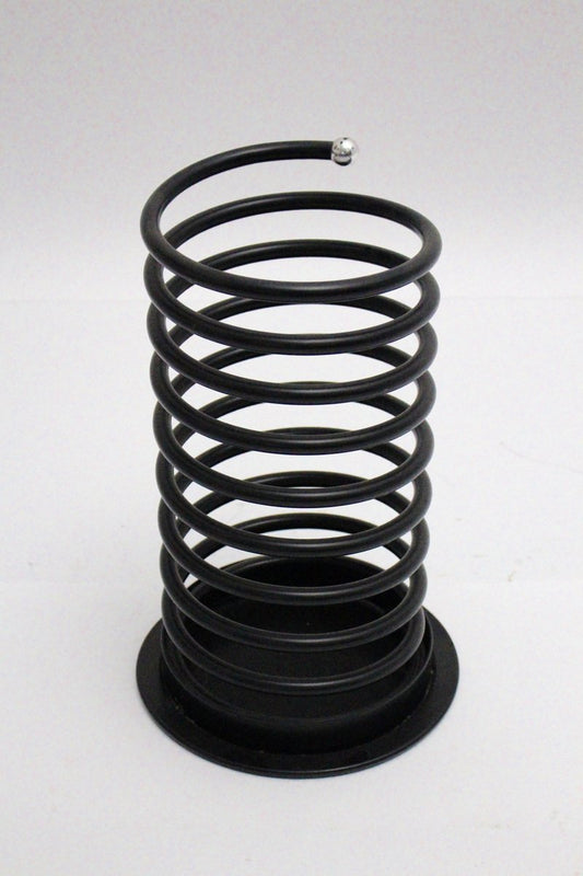 Black Spiral Shaped Umbrella Stand, 1980s