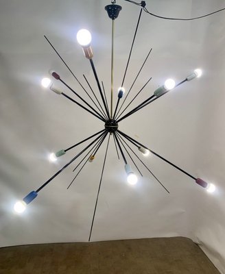 Black Sputnik Ceiling Lamp, 1949-NUO-1294984