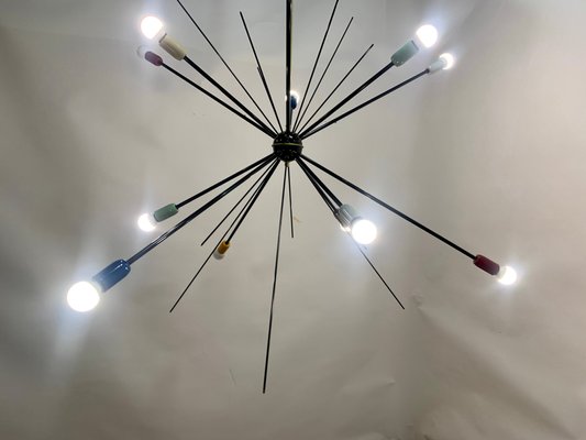 Black Sputnik Ceiling Lamp, 1949-NUO-1348933