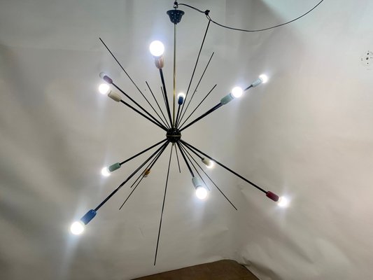 Black Sputnik Ceiling Lamp, 1949-NUO-1348933