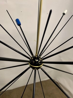 Black Sputnik Ceiling Lamp, 1949-NUO-1348933