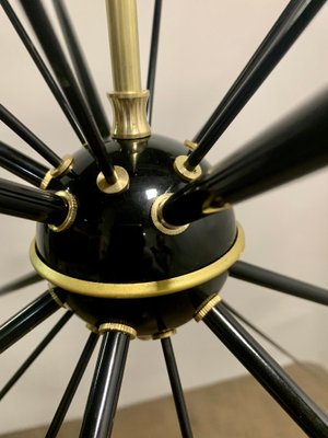 Black Sputnik Ceiling Lamp, 1949-NUO-1348933