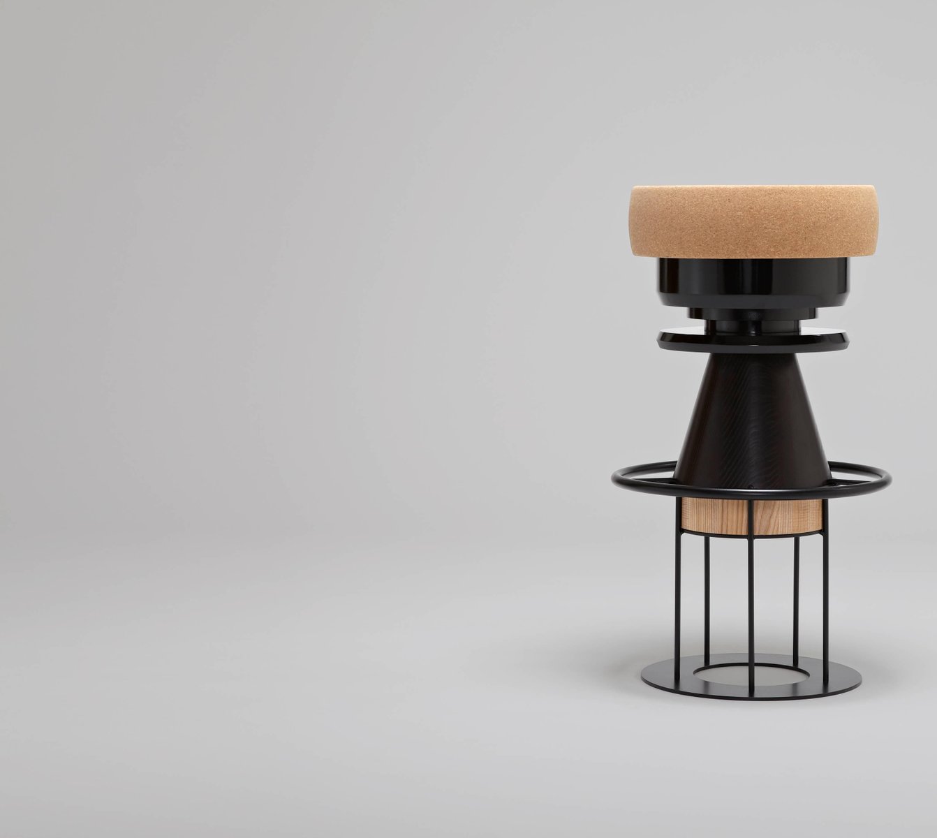 Black Tembo Stool, Note Design Studio