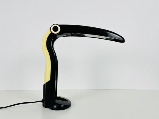 Black Toucan Table Lamp attributed to H.T. Huang for Huangslite, 1990s-PUK-1306770