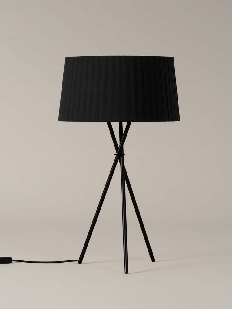 Black Trípode G6 Table Lamp by Santa & Cole