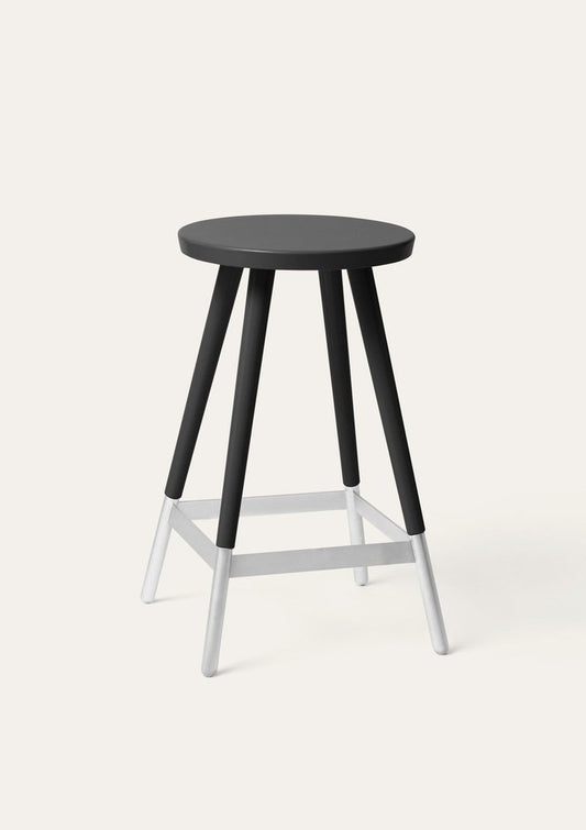 Black Tupp Stool by Storängen Design