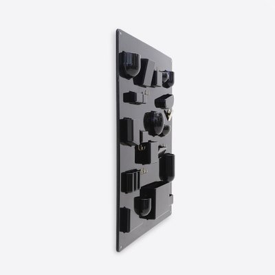 Black Uten.Silo Wall Organizer Tray by Dorothee Maurer Becker for Design M, 1960s-EZ-1746360