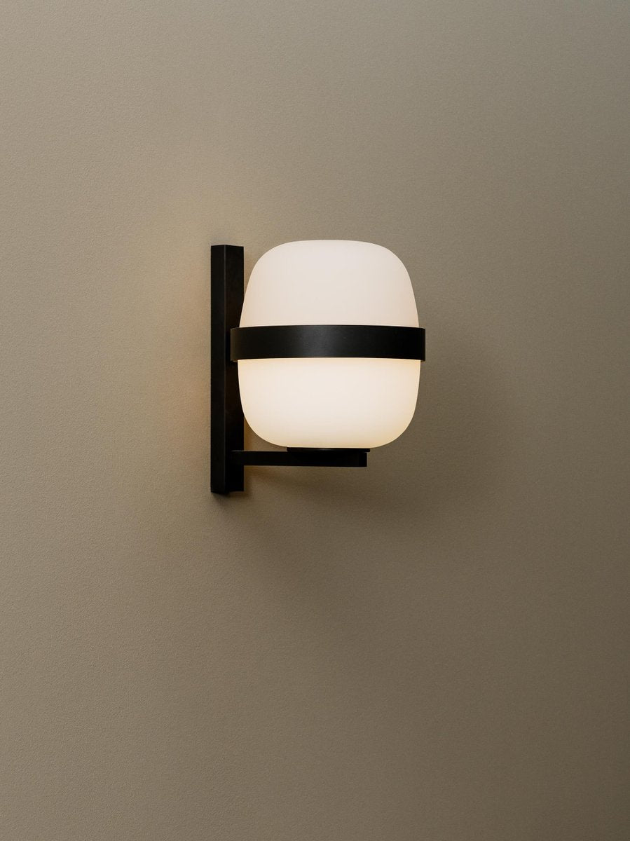 Black Wally Wall Lamp by Miguel Milá