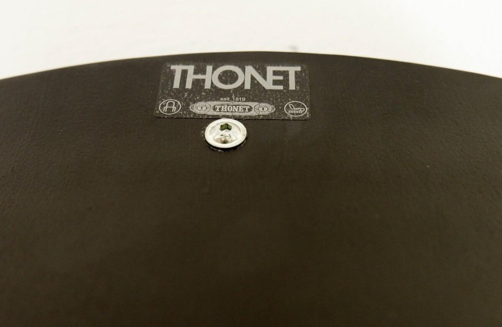 Black Wood and Leather 404 Dining Chair from Thonet