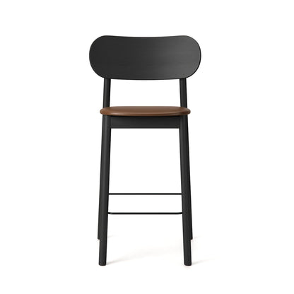 Decotique Elephant Bar Stool Black/Brown Leather