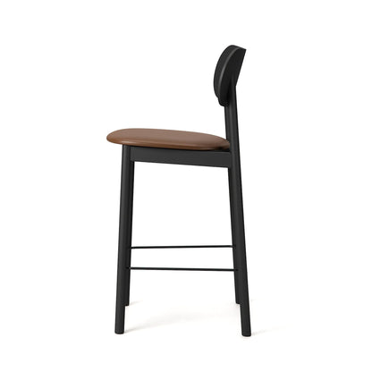 Decotique Elephant Bar Stool Black/Brown Leather