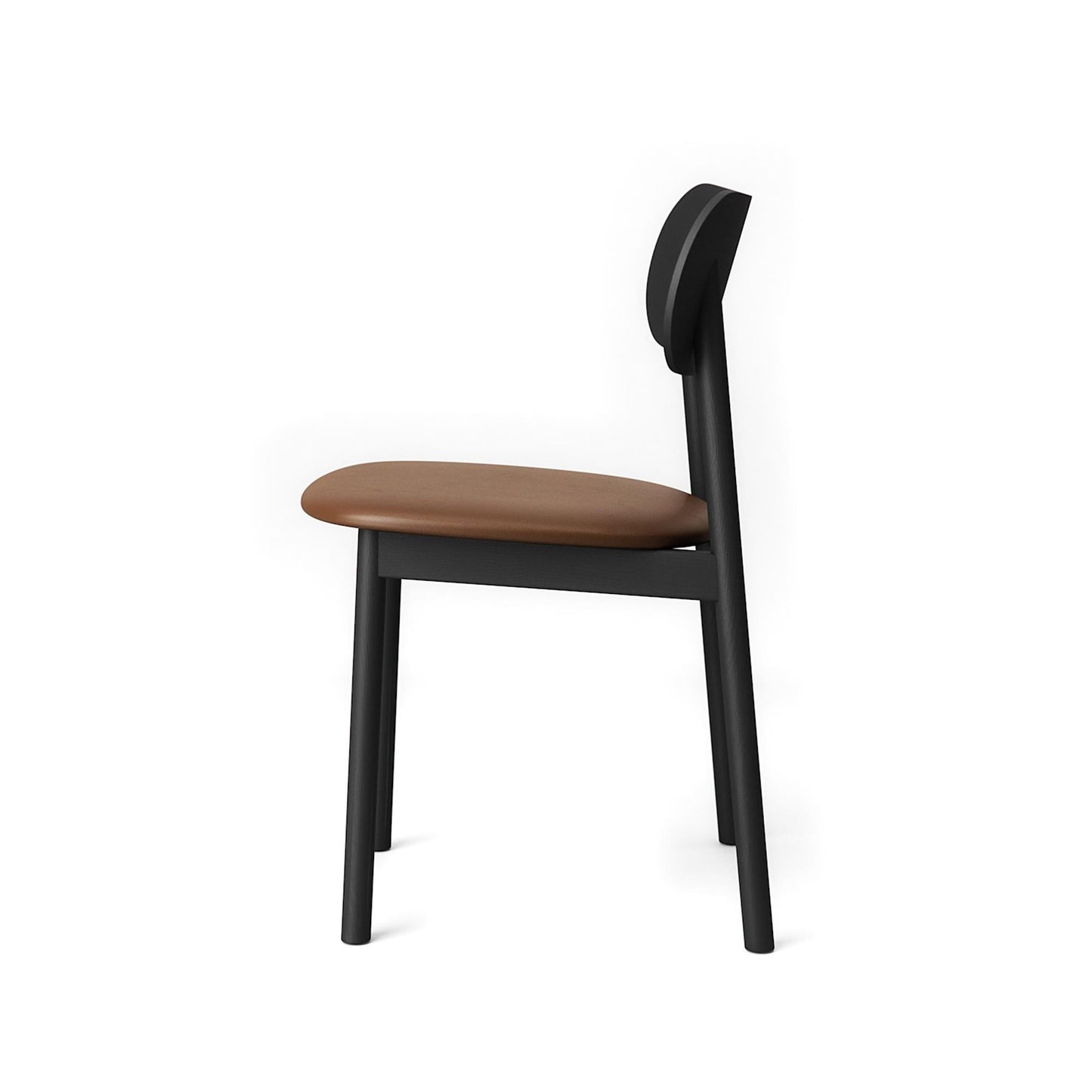 Decotique Elephant Dining Chair Black/Brown Leather