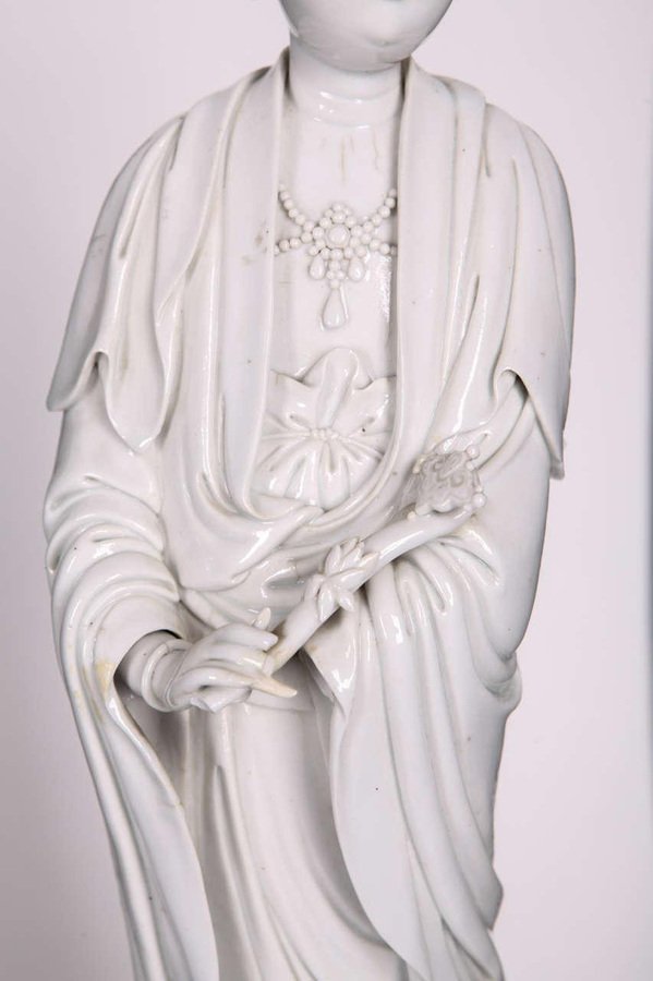 Blanc-de Chine, Figure of Guanyin, Qing Dinasty