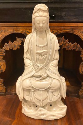 Blanc-De Chinese Figure Porcelain of Guanyin, 1880-MBH-1743357