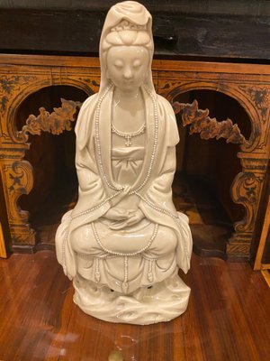 Blanc-De Chinese Figure Porcelain of Guanyin, 1880-MBH-1743357