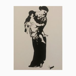 Blek Le Rat, La Madone, Screen Print-KHH-1204053