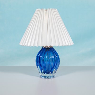 Bleu Murano Glass Table Lamp, 1950s-HGA-1790950