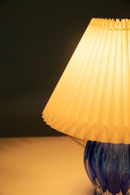 Bleu Murano Glass Table Lamp, 1950s-HGA-1790950