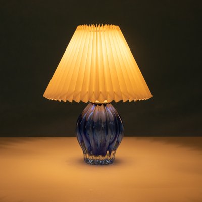 Bleu Murano Glass Table Lamp, 1950s-HGA-1790950