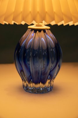 Bleu Murano Glass Table Lamp, 1950s-HGA-1790950