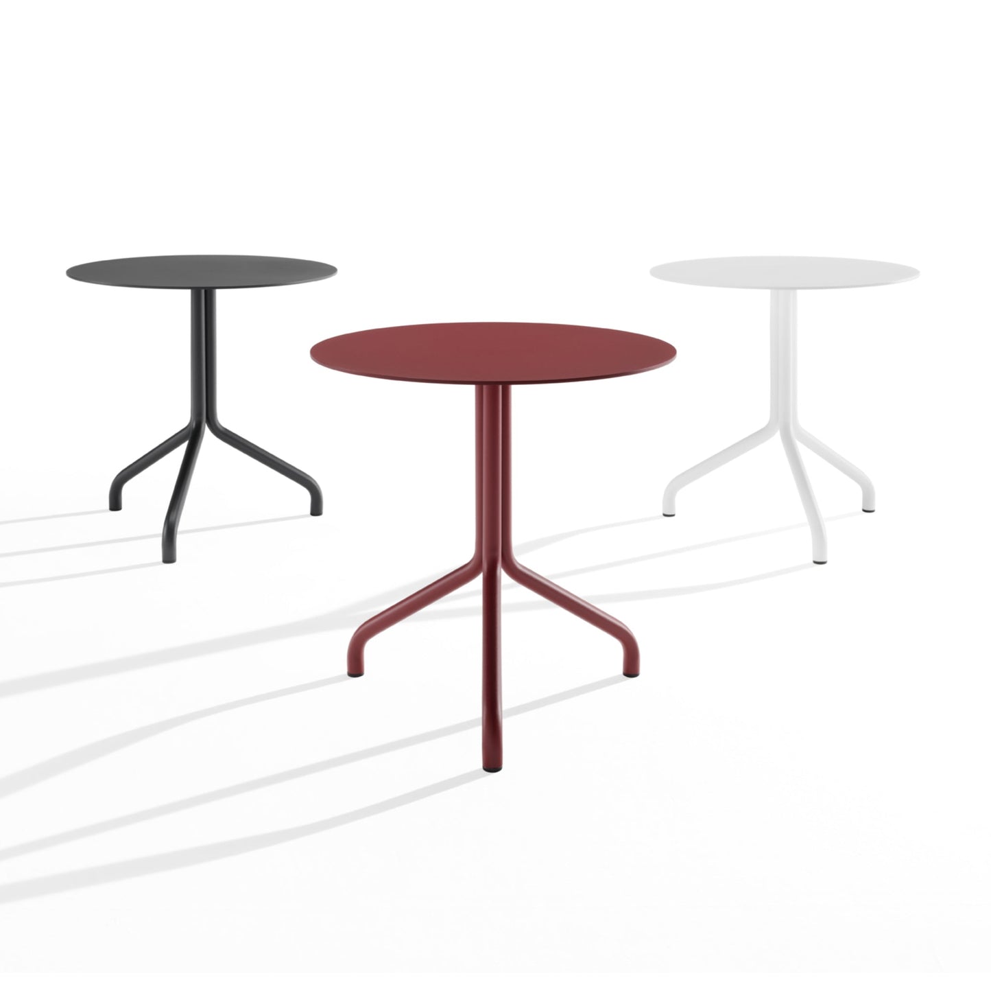 AD.DA - Round metal high side table