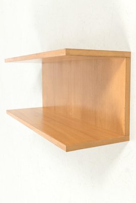 Blonde Veneer Wall Shelf-OKG-1750993