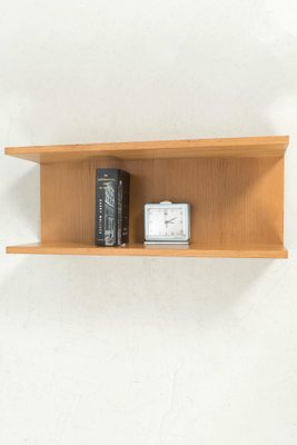 Blonde Veneer Wall Shelf-OKG-1750993