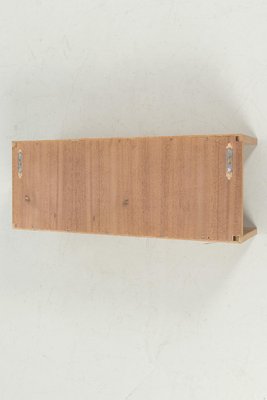 Blonde Veneer Wall Shelf-OKG-1750993