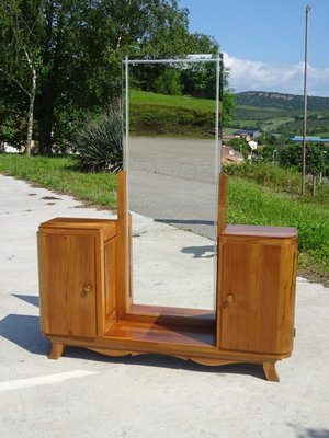 Blonde Walnut Dressing Table, 1920s-ABK-2022454