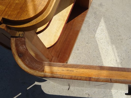 Blonde Walnut Dressing Table, 1920s-ABK-2022454