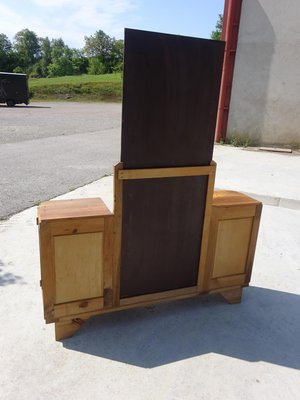 Blonde Walnut Dressing Table, 1920s-ABK-2022454