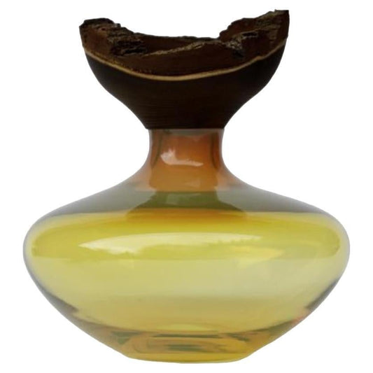 Bloom Stacking Amber Vase by Pia Wüstenberg