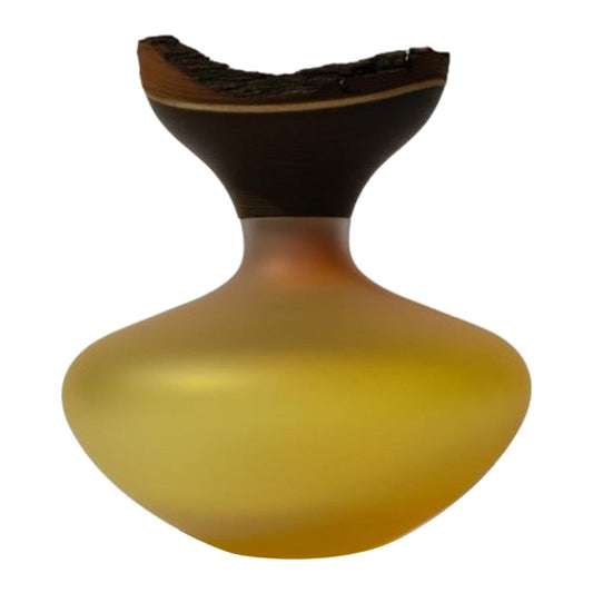 Bloom Stacking Satin Amber Vase by Pia Wüstenberg