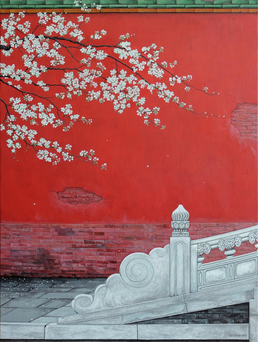 Blossom, Contemporary Chinese Painting by Jia Yuan-Hua, 2021