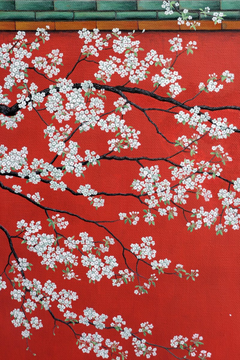 Blossom, Contemporary Chinese Painting by Jia Yuan-Hua, 2021