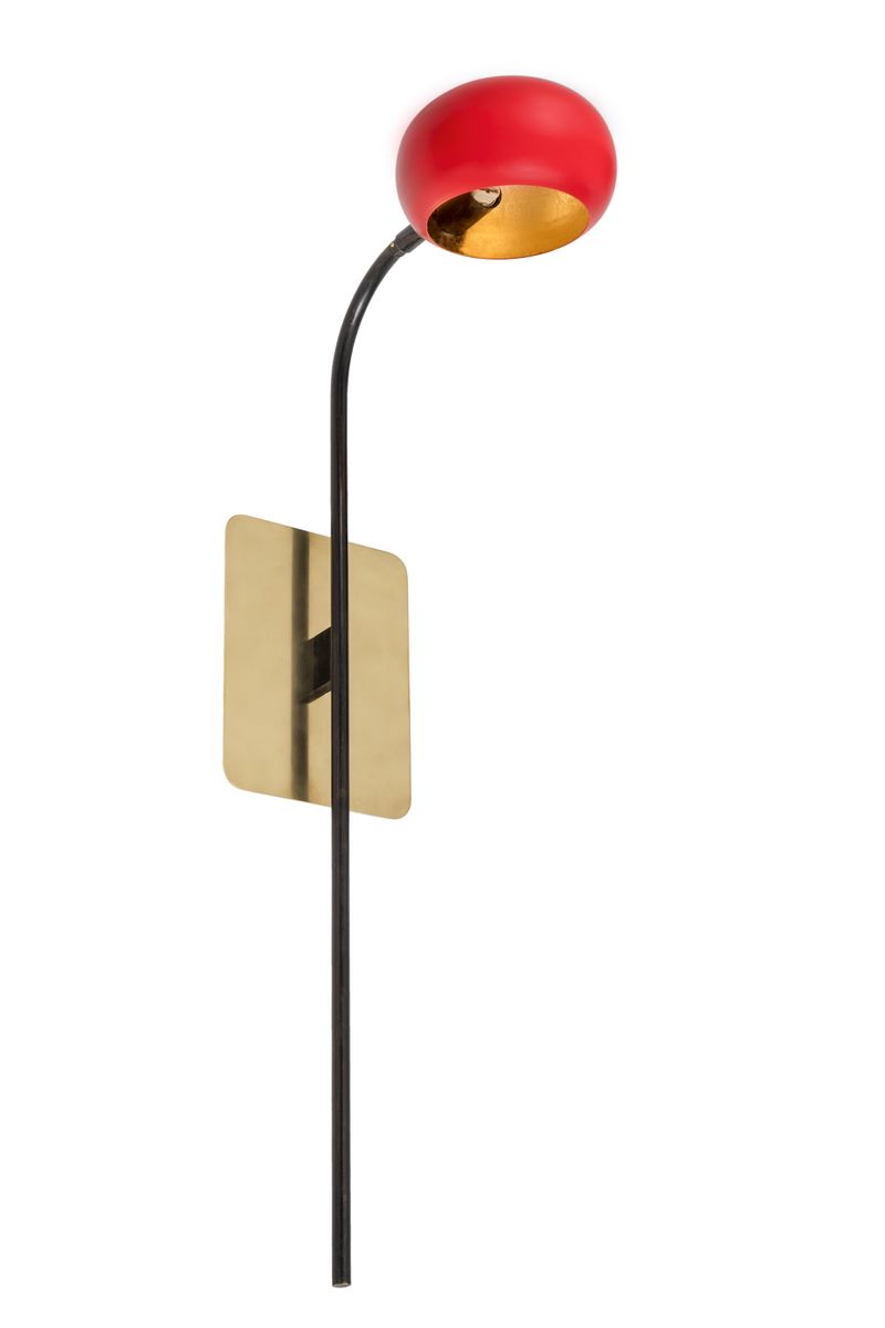 Blossom One Stalk Tulip Wall Light by Pierangelo Orecchioni for Brass Brothers