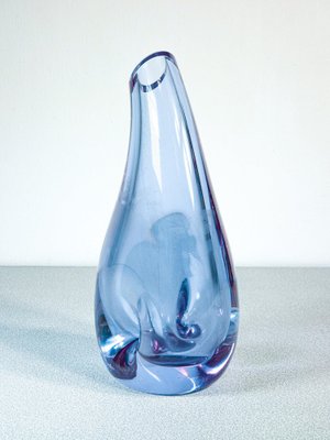 Blown Glass Flower Vase by Sevres, 1980s-OJE-1792167