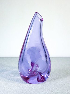 Blown Glass Flower Vase by Sevres, 1980s-OJE-1792167