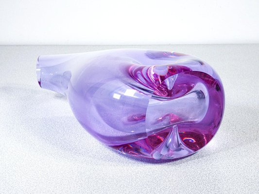 Blown Glass Flower Vase by Sevres, 1980s-OJE-1792167